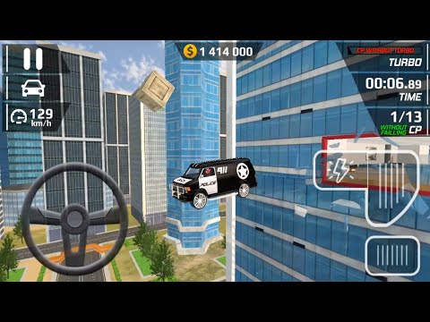 Smash Car Hit - Car Driving Stunts Simulator - Police Van 911 Drive without Mistake Pro Driver Game