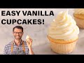 EASY Vanilla Cupcakes Recipe