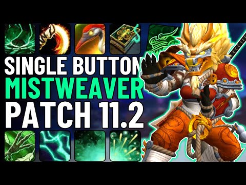 One Button Mistweaver Monk Guide | Single-Button Healer in WoW Patch 11.2