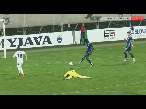 12. kolo futbalovej ligy - Spartak Myjava - ŠK Slovan Bratislava B