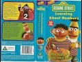 Sesame Street Learning About Numbers And The Best Of Ernie And Bert 1997 UK VHS