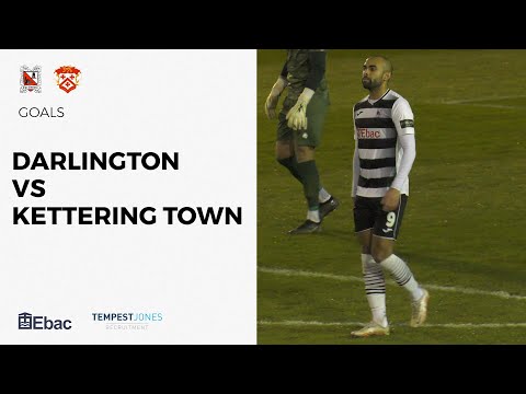 Goals: Darlington v Kettering Town
