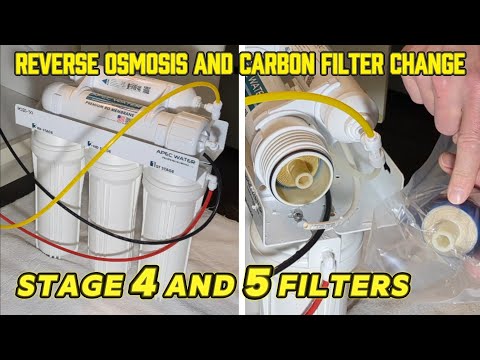 How to Replace Reverse Osmosis Stage 4 and 5 (RO and Carbon) Water Filters - APEC System
