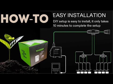 VIVOSUN Drip Irrigation Set-Up