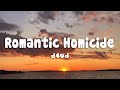 D4vd Romantic Homicide Lyrics