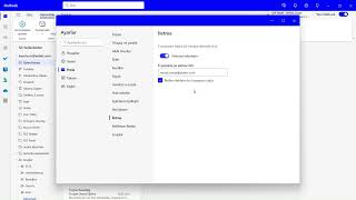 7. Video - Microsoft New Outlook - Ayarlar - Posta - İletme