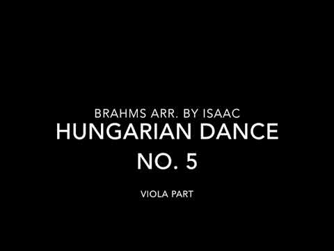 Hungarian Dance No. 5 - Brahms - arr. by Isaac - Viola