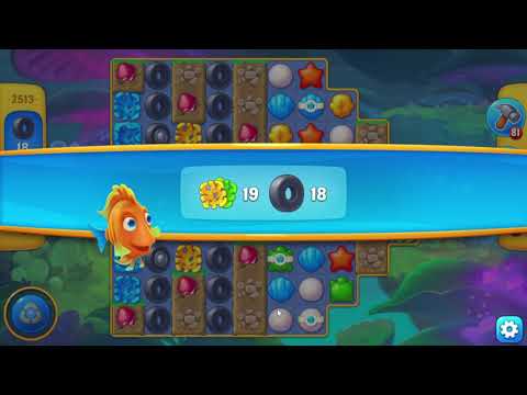 Fishdom 2513 Level - NO BooSTERS