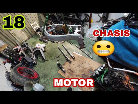 18 💚FUERA MOTOR,  SUSPENSIONES y dejar CHASIS PELAO👌🏻 Moto Kawasaki ZXR 750 H1🚀