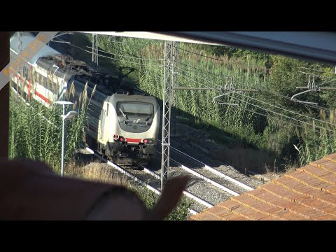 Il treno prova delle E.403 di Trenitalia torna a Roma