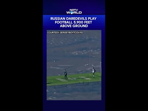 At 1,800 Metres, This Hot Air Balloon Football Match May Be A World Record