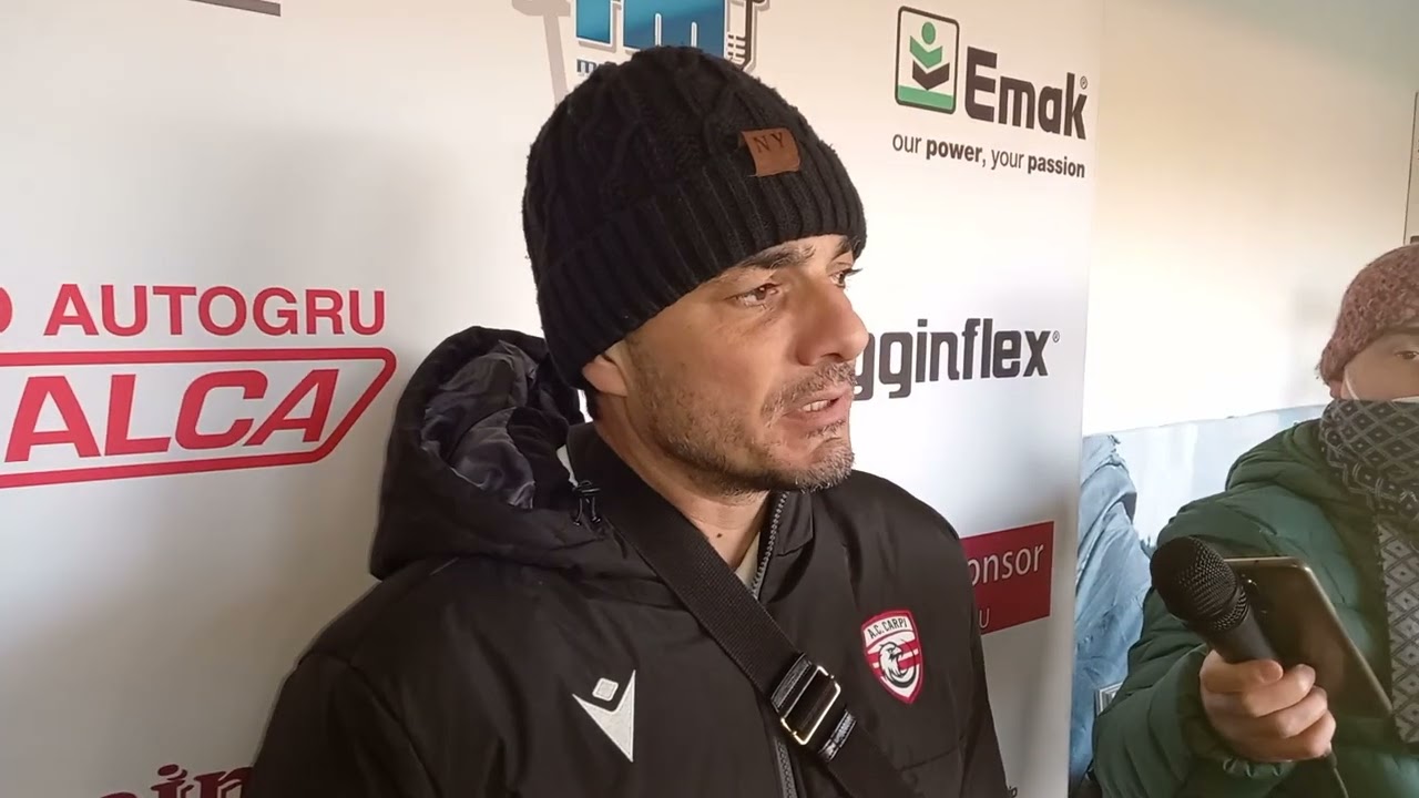 VIDEO. CARPI: IL COMMENTO DI MISTER MATTEO CONTINI DOPO IL PAREGGIO CON LA BAGNOLESE