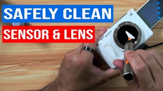 How to safely clean the lens and sensor of your Mirrorless Camera