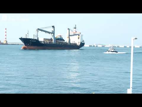 2021/03/26 德國商重載運輸船-田納西 BBC TENNESSEE (S2進港→1074碼頭) 船籍安地卡巴布達ATG 前後2支吊桿各別荷重180噸總舉升360噸 正華船務代理