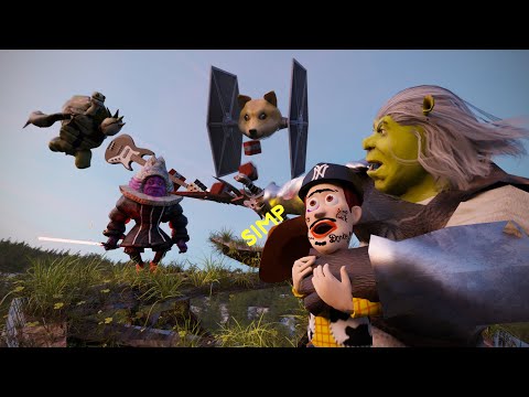 Shrenos VS Shrek: Thanos` Simp