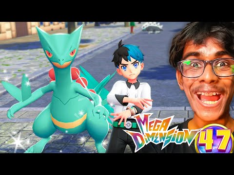 Here My Shiny Sceptile & Shiny Alpha Mega Hawlucha vs Rogue Mega Meowstic – ZA Mega Dimension Ep 47