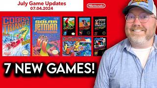 NES Switch Online going OLD SCHOOL with the 7 New Games