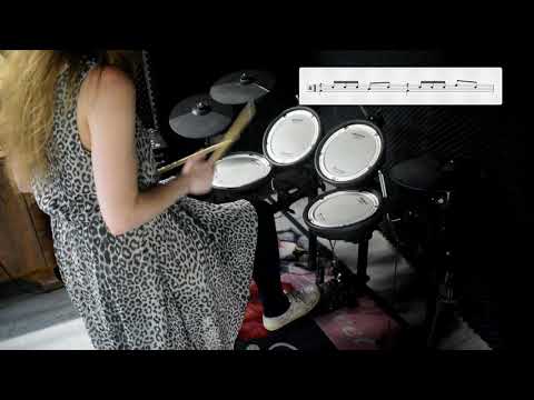 Fill-In Friday Folge 97 🎶 4/4 Schlagzeug Fill mit Sechzehntelnoten, Sechzehntelpausen & Achtelnoten