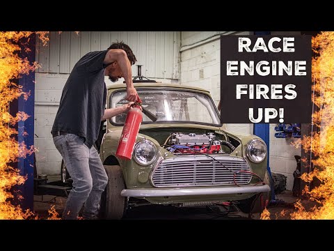 Classic Mini Race Car First Start + Aim Pdm Setup  #minimiglia