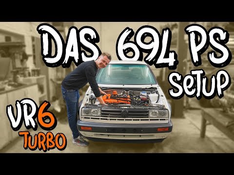 Das alte 694 PS Setup von Marius!  - VW Golf 2 VR6 Turbo Folge 3 | Philipp Kaess |