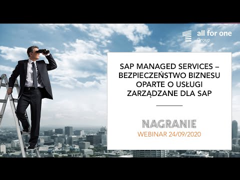 SAP Managed Services – bezpieczeństwo biznesu oparte o usługi zarządzane dla SAP