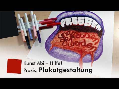 Art Abitur – Learning Aid Practice: Poster Design