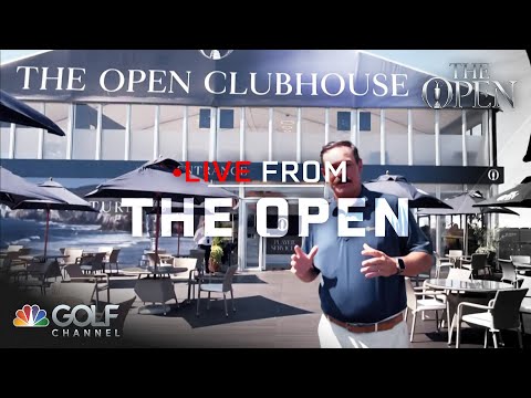 Johnson Wagner tours 'state-of-the-art' Open Clubhouse | Live From The Open | Golf Channel