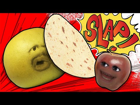 迷惑なオレンジ - 100MPHトルティージャスラップチャレンジ! (Annoying Orange - 100MPH Tortilla Slap Challenge!)