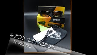 Hi-Shock's 3D Shutter Brille "Black Diamond" DLPlink Test Deutsch