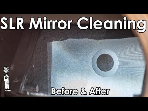 Clean a DSLR or SLR Camera Mirror -- Blower, Brush, & Tissue -- Basic Camera Care & Maintenance