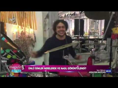 GENCER SAVAS -  TV 8 MAGAZİN - TE MA ETMAJE percussion cover