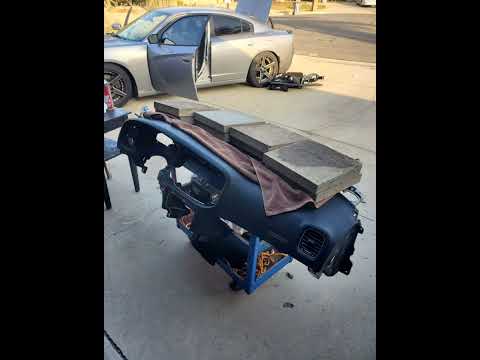 2016 Dodge Charger Warped Dashboard Repair. Pics. Part 1