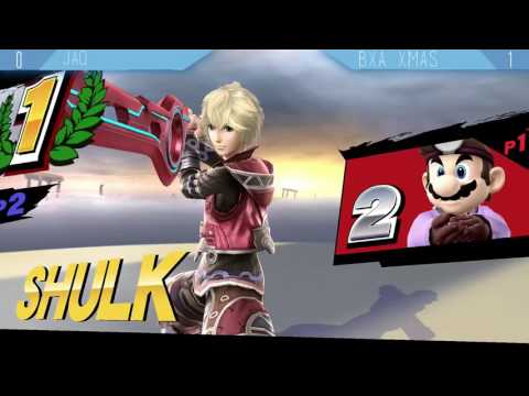 Jax Smash Weekly 1/12 - Jaq(Dr. Mario) Vs BxA Xmas(Shulk) - Wii U Winners R4