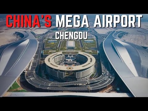 Estruturas gigantes nas cidades gêmeas | Aeroporto Internacional de Chengdu Tianfu