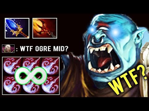 NEW CANCER MID 14 Min Godlike Non-Stop Multicast Imba Ogre Scepter Dota 2