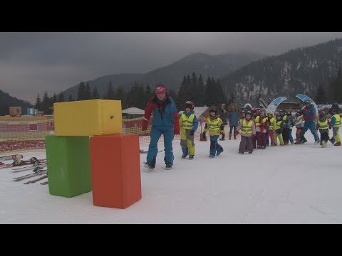 Lyžiarsky výcvik detí z MŠ v Pribyline