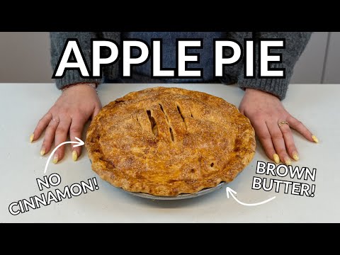 HOMEMADE Brown Butter Apple Pie Recipe (No Cinnamon Used!)