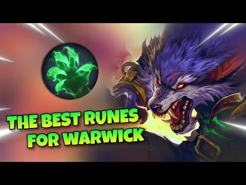 THE BEST RUNES TO CARRY FOR WARWICK JUNGLE WILD RIFT and build