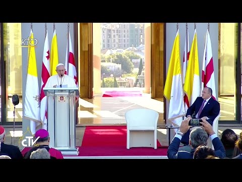 Le Pape François rencontre les autorités de Géorgie