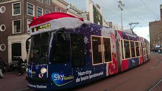 オランダ アムステルダム - クリスマス サンタクロース トラム 2019