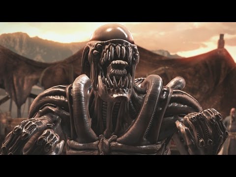 Mortal Kombat XL - Alien All Intro Interactions / Intro Dialogues (1080p 60FPS) Video