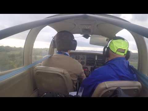 Short-field landing at EBSG