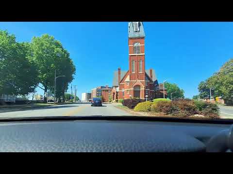 Dash Cam drive down South Main St. in Danville, VA