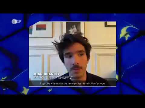 Juan Branco - à la télé allemande.