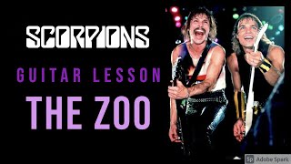 The Zoo Scorpions Guitar Lesson - Riffs/Chords/Fills/Solos