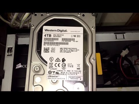 4 ТБ Жесткий диск WD Ultrastar DC HC310 [0B35950] разбор, осмотр, замеры.