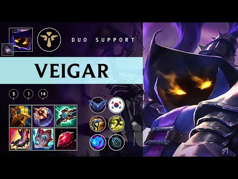 Veigar Support vs Pantheon - KR Diamond Patch 25.24