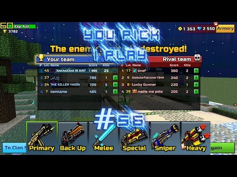 You Pick,I Play! #56 - Clan Siege Battle (Evan Saunders) Pixel Gun 3D