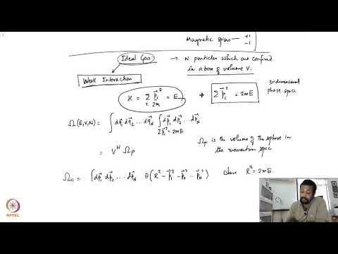 mod05lec25 - Examples of Microcanonical Ensemble- Magnetic System and Ideal Gas - Part II