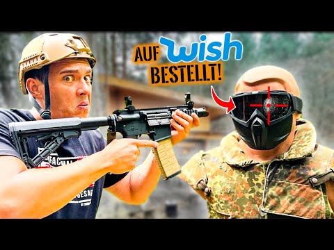 SCHUTZBRILLE von WISH bestellt - Hält sie Airsoftkugeln stand? | Survival Mattin